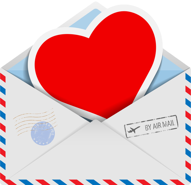 Love letter envelope