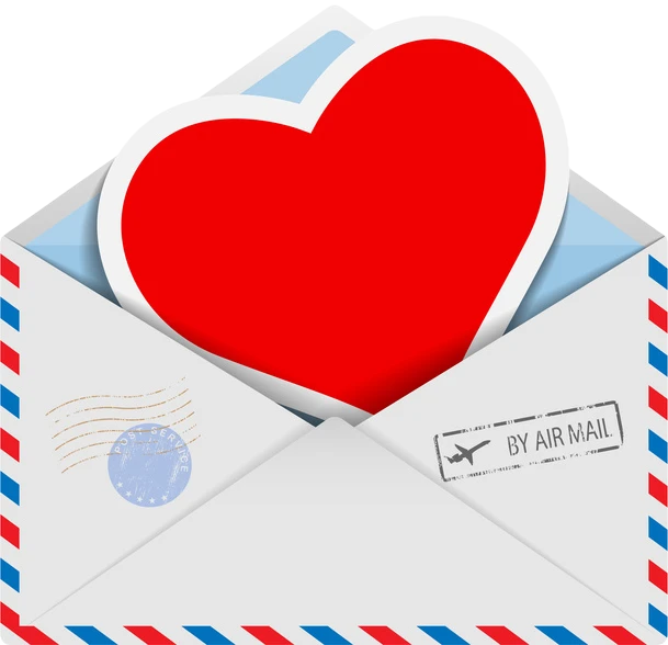 Love letter envelope